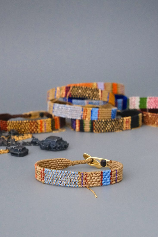 Loom woven bracelet #019