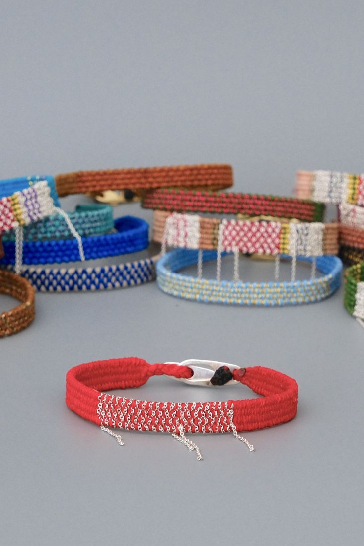 Load image into Gallery viewer, Loom woven bracelet #105
