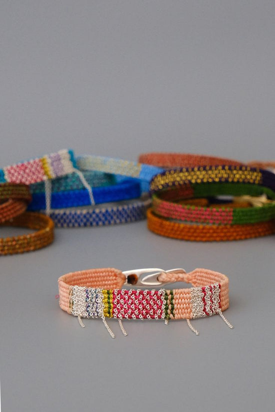 Loom woven bracelet #109