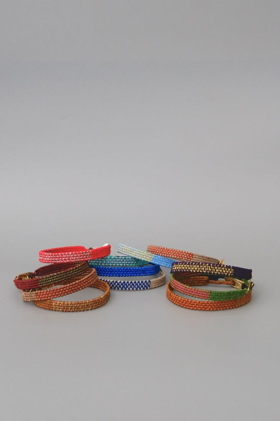 Loom woven bracelet #107
