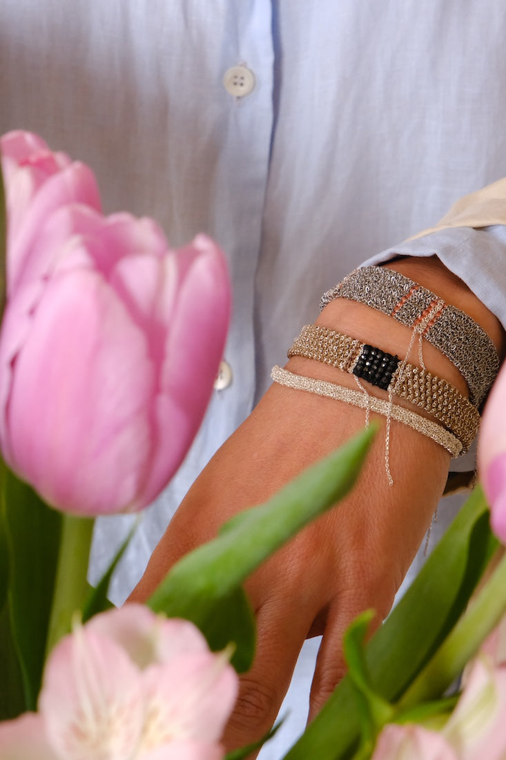 Black Diamonds bracelet #133