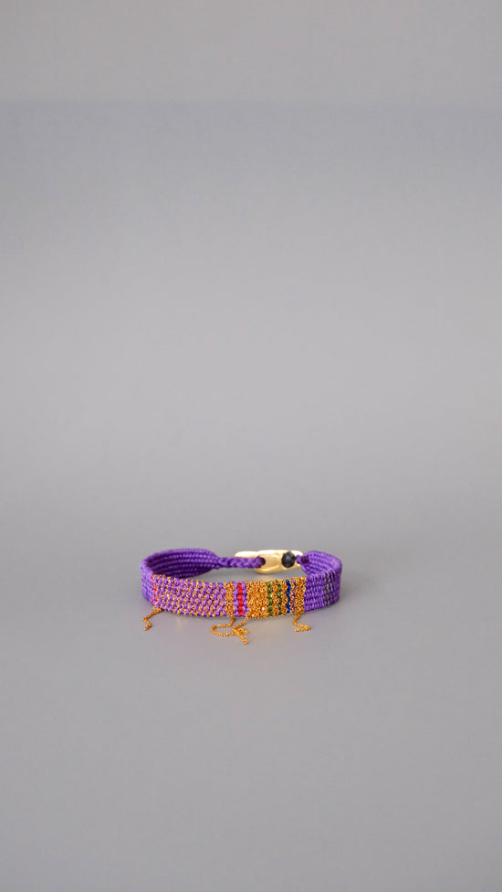 Load image into Gallery viewer, Loom woven bracelet  #077

