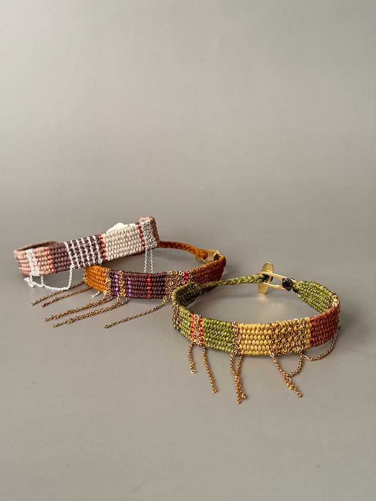 Loom woven bracelet #207