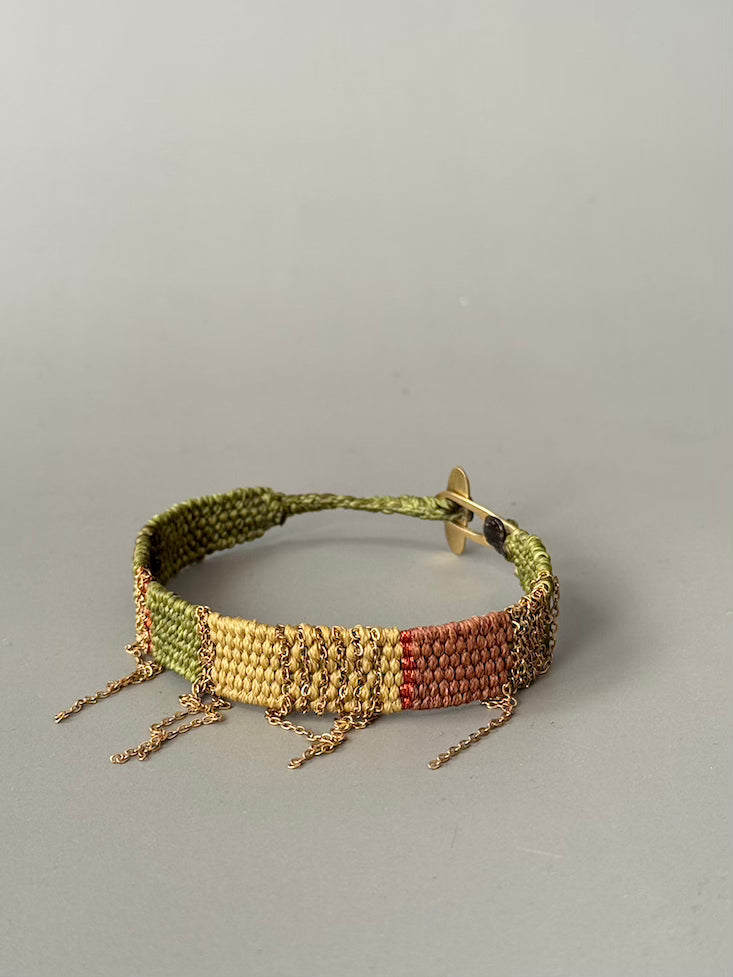 Loom woven bracelet #207