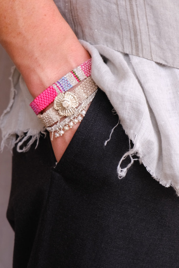 Loom woven bracelet   #218