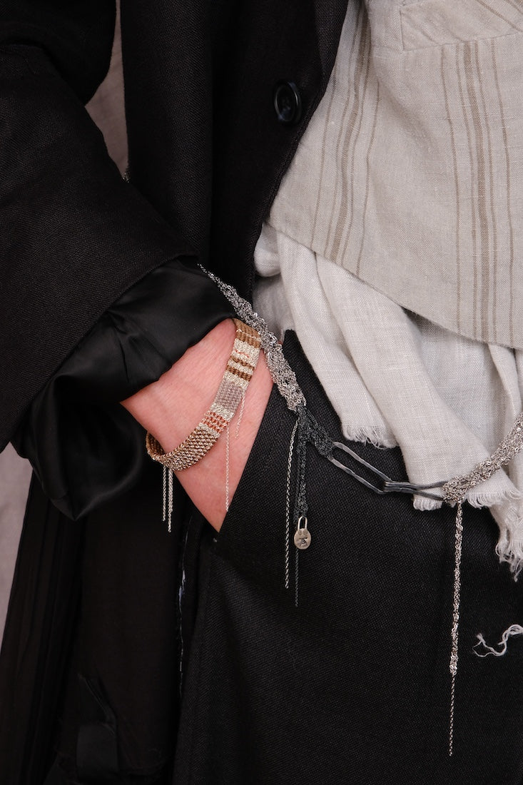 Loom woven bracelet #223