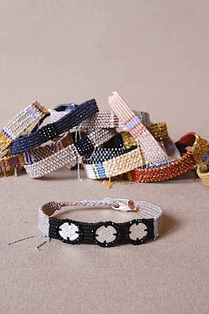 Loom woven bracelet #219