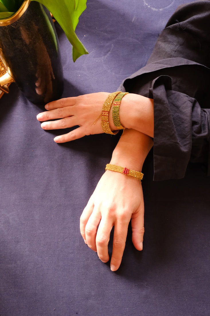 Loom woven bracelet #222