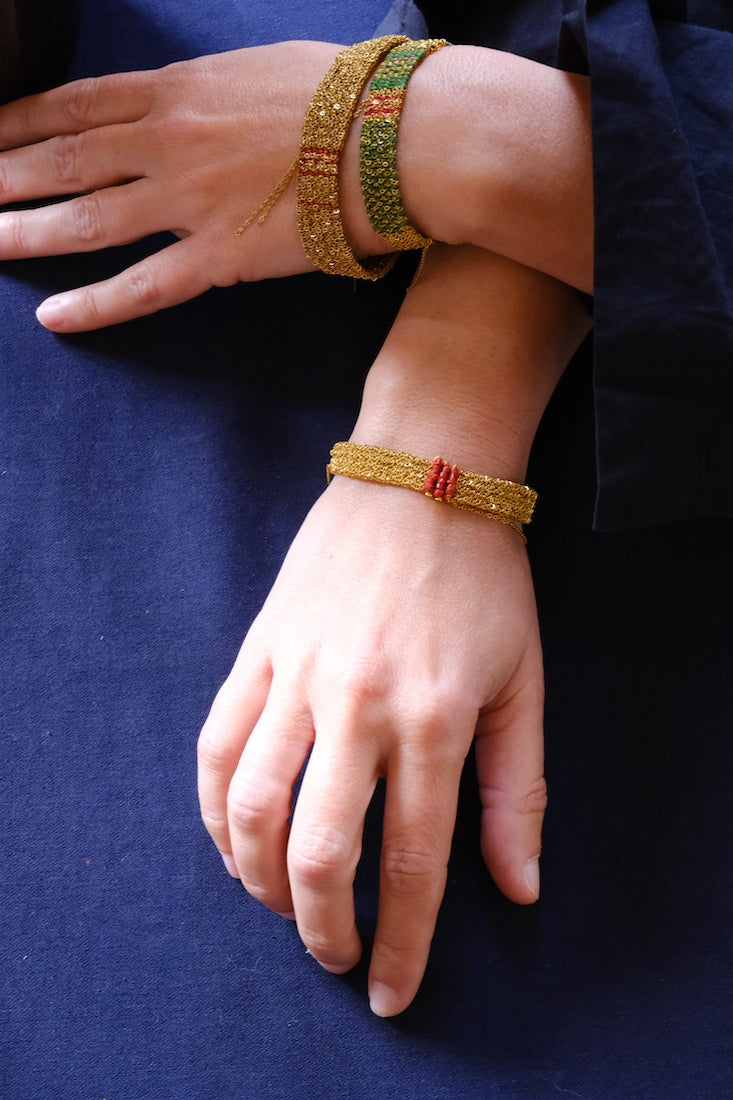 Loom woven bracelet #222