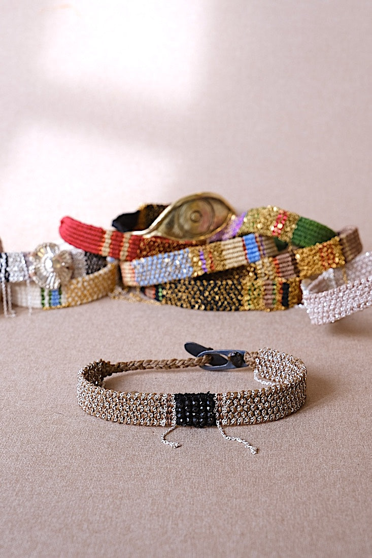 Black Diamonds bracelet #133