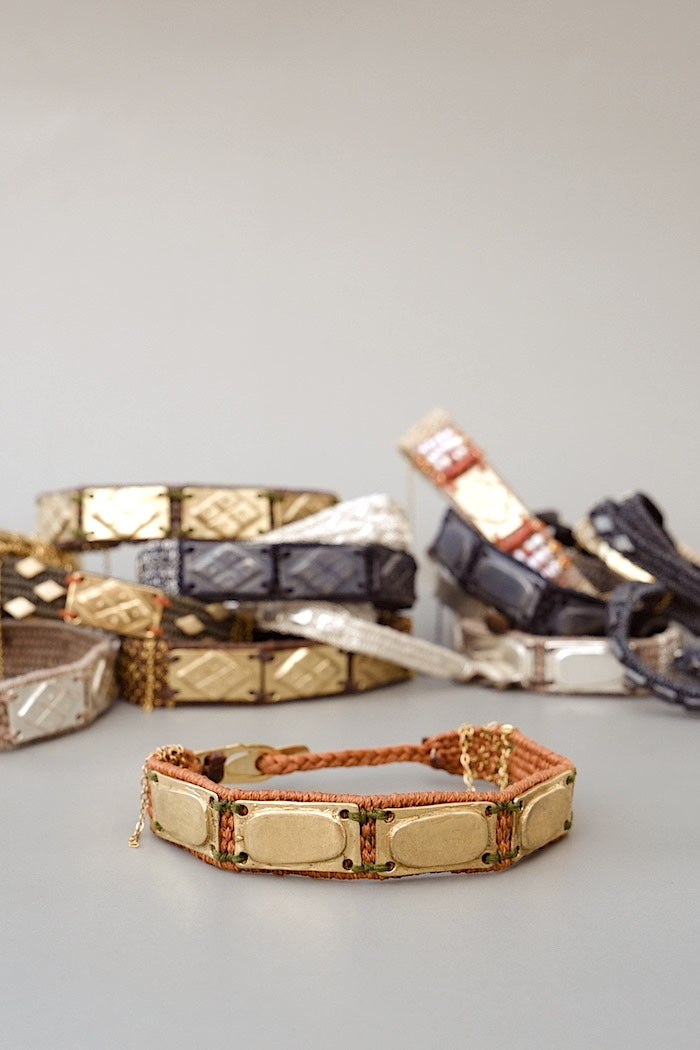 Loom woven bracelet #111