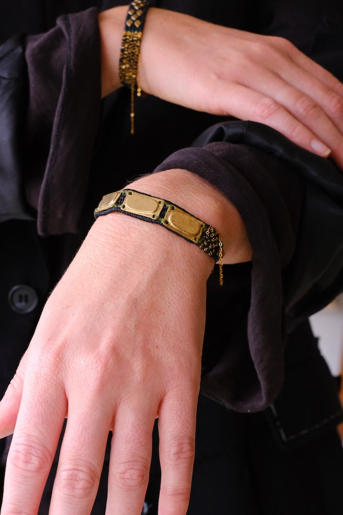 Loom woven bracelet #111