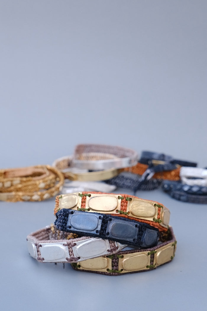 Loom woven bracelet #111