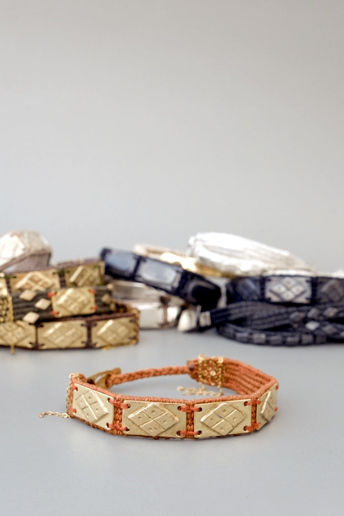 Loom woven bracelet #114