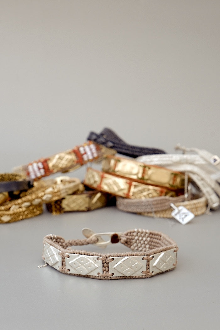 Loom woven bracelet #114