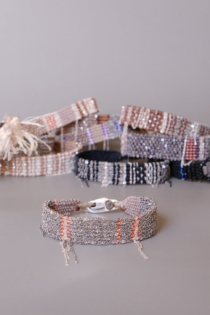 Loom woven bracelet #135