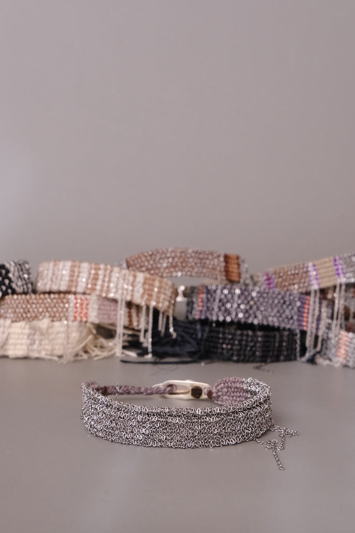 Loom woven bracelet #135