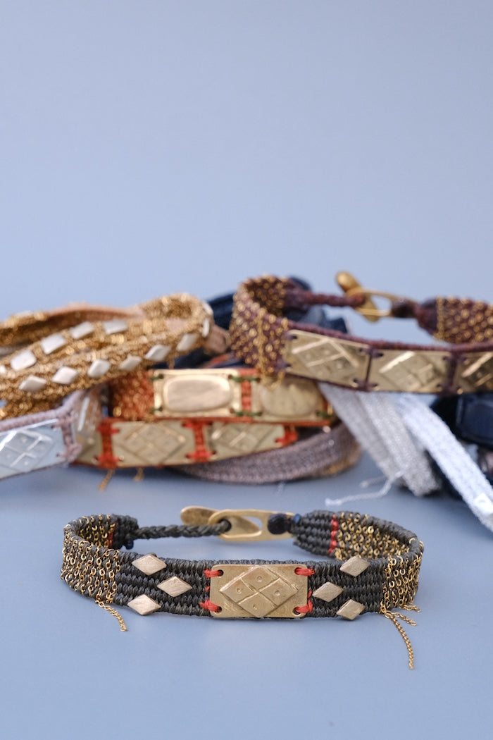 Loom woven bracelet #031