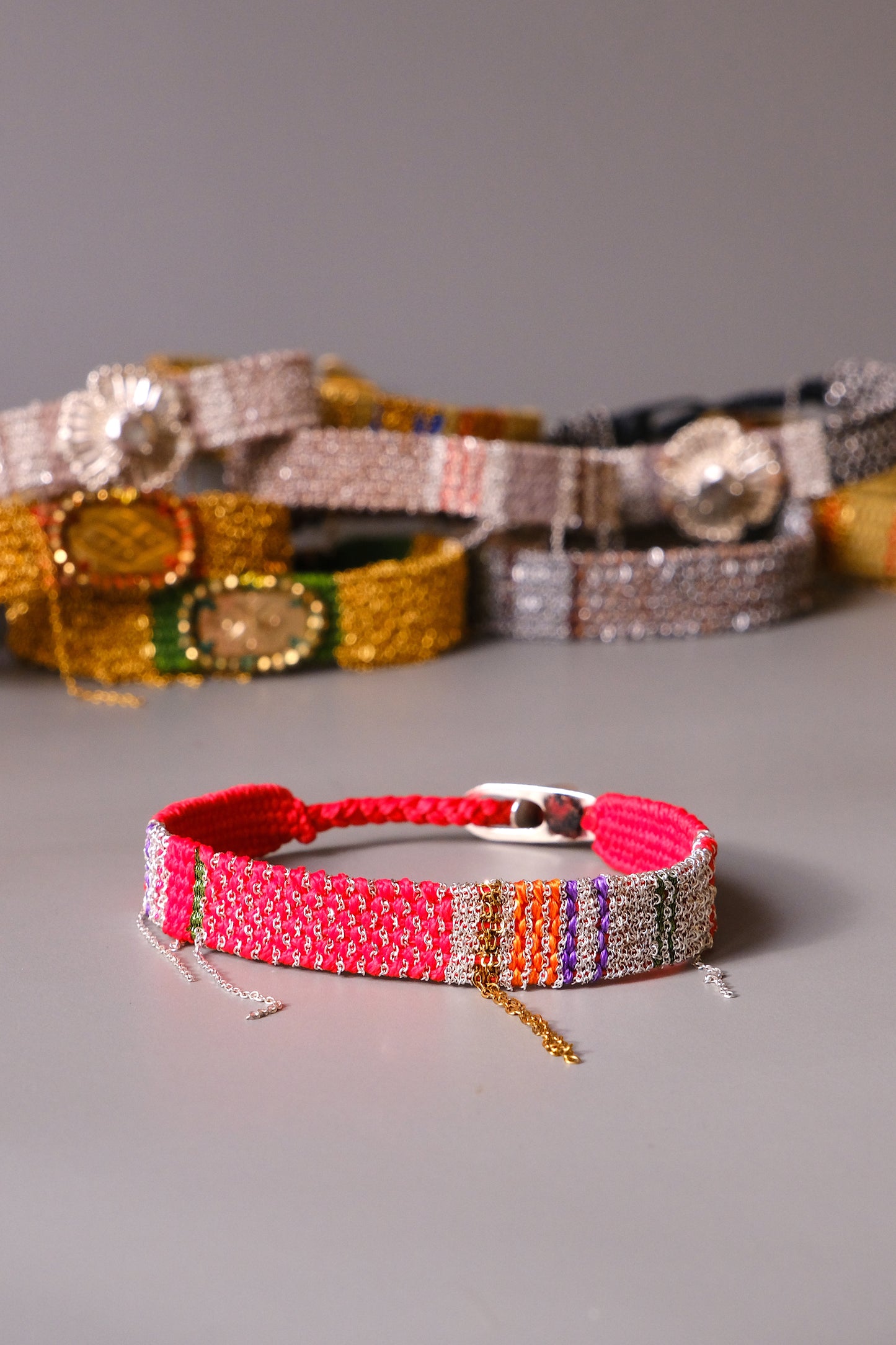Loom woven bracelet #013