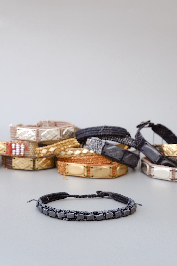 Loom woven bracelet #126