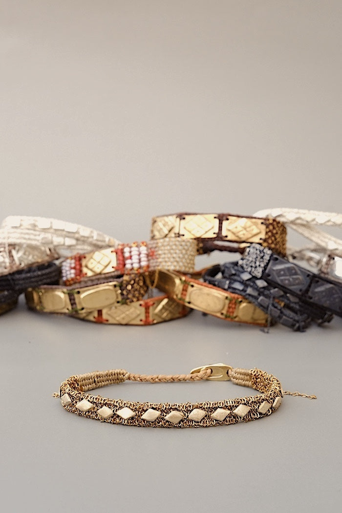 Loom woven bracelet #126