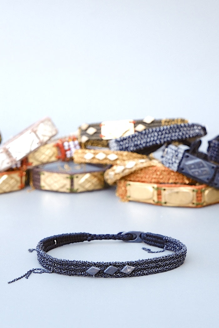 Loom woven bracelet #117