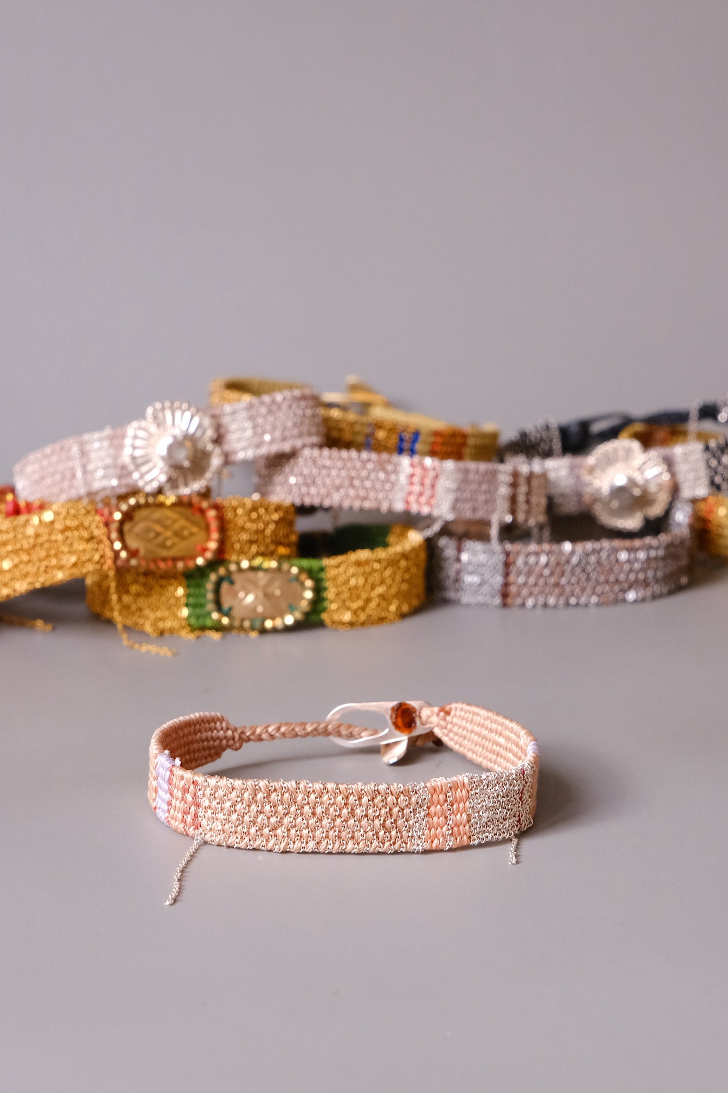 Loom woven bracelet #019
