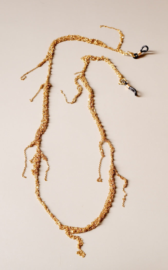 Chains for sunglasses and Optical frames. Transforms to necklace.