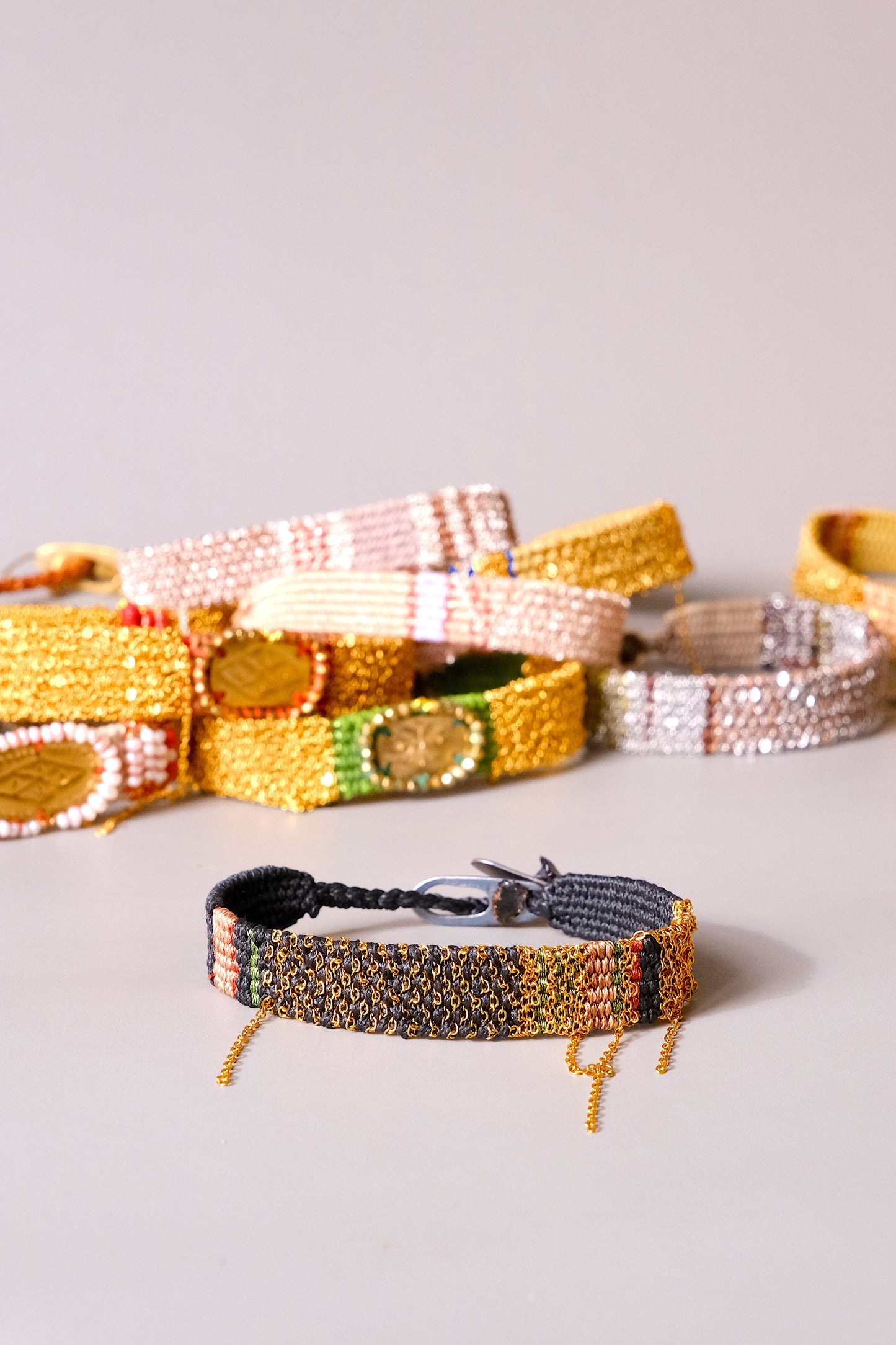 Loom woven bracelet  #119