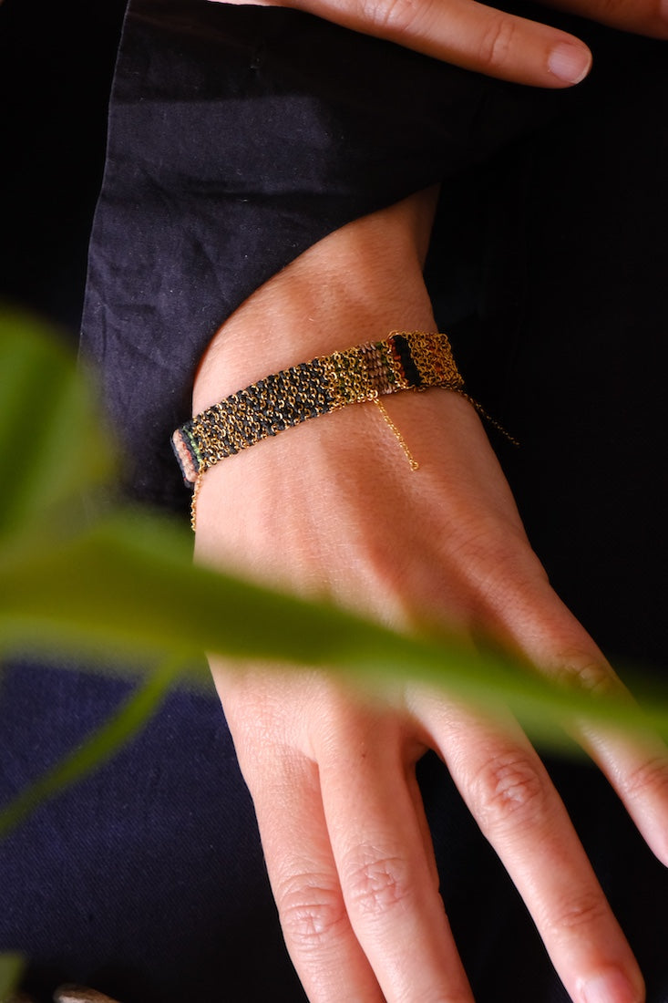 Loom woven bracelet  #119