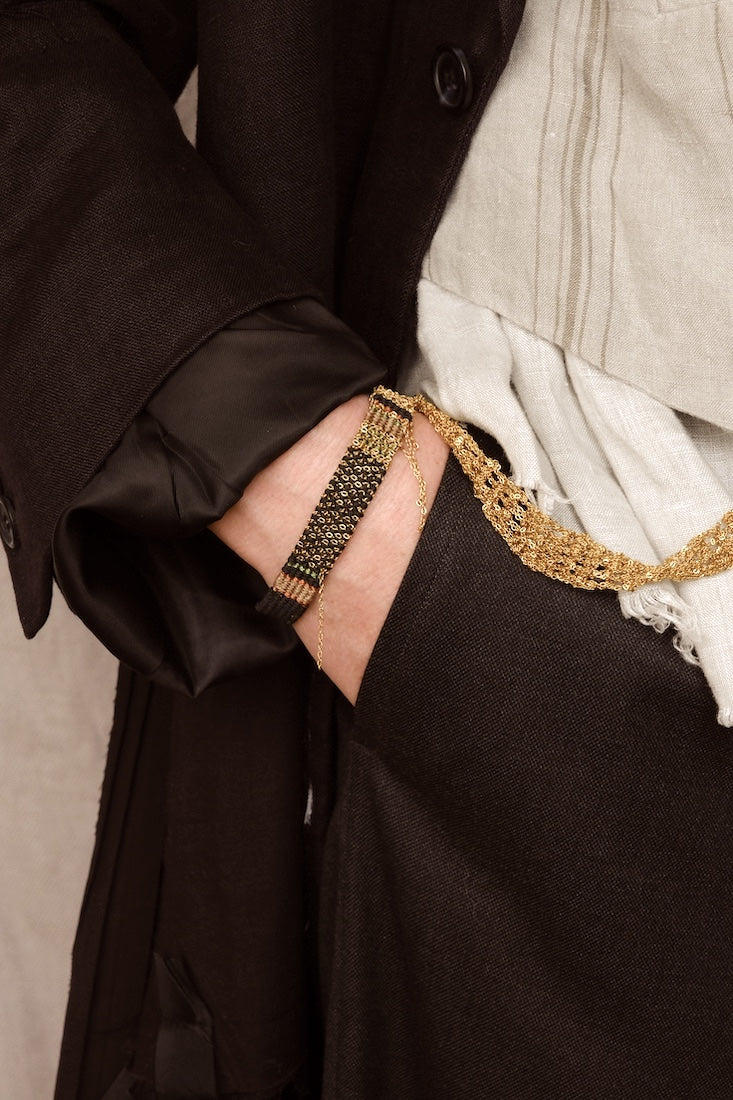 Loom woven bracelet  #119