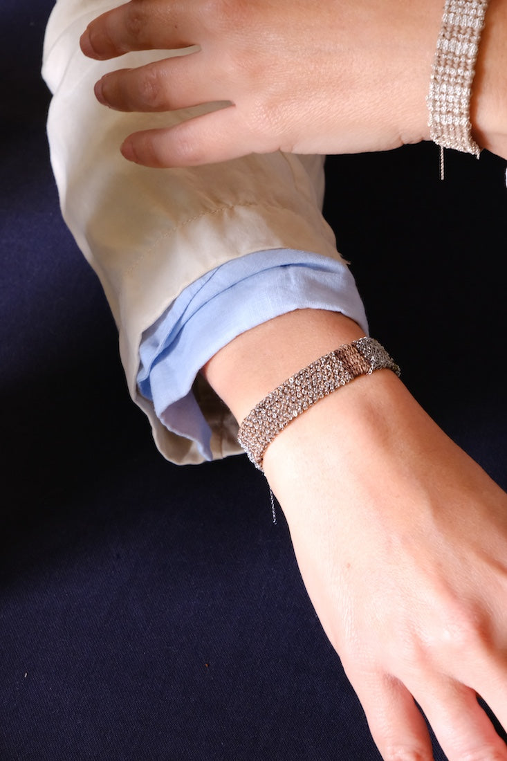 Loom woven bracelet #126