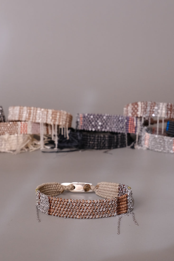 Loom woven bracelet #126
