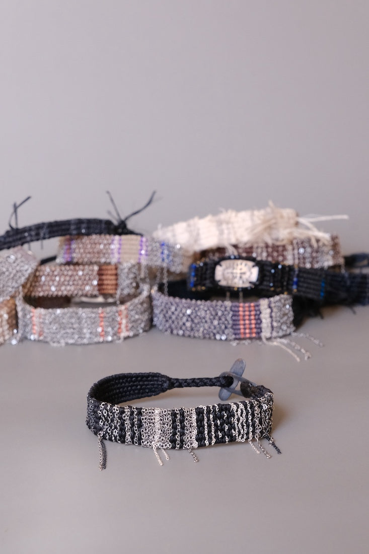 Loom woven bracelet #221