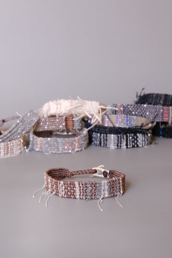 Loom woven bracelet #221