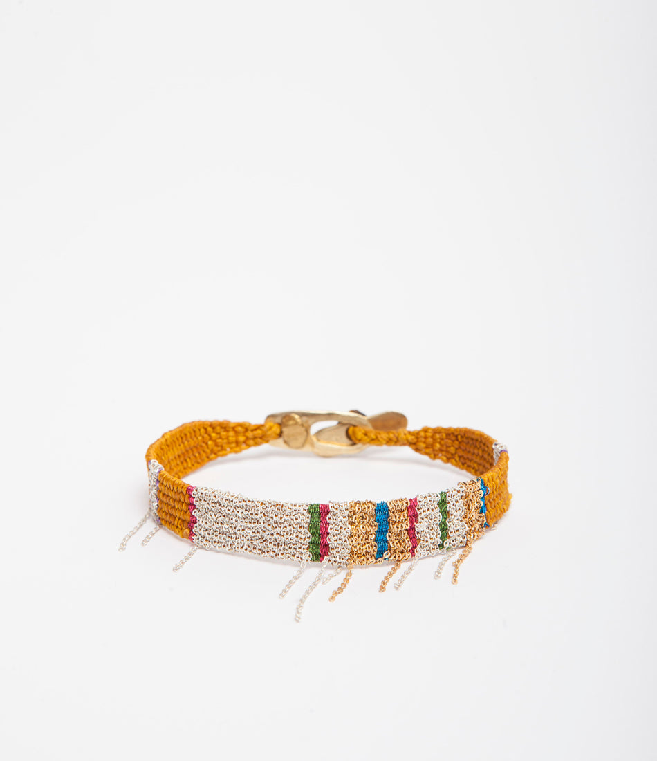 Loom woven bracelet #048