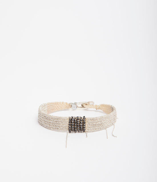 Black diamonds bracelet #029