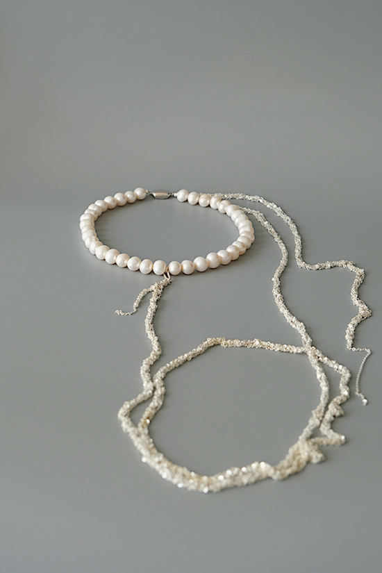 Load image into Gallery viewer, Statement Pearls Necklace #21
