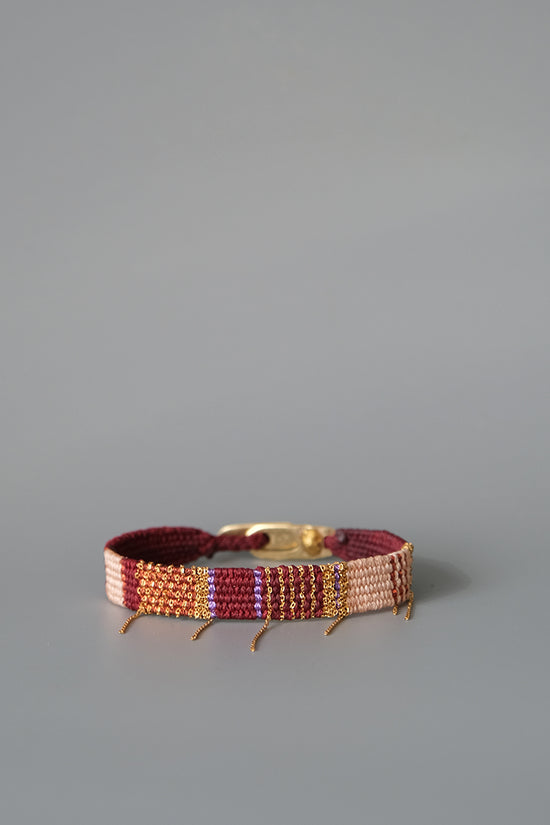 Loom woven bracelet #065
