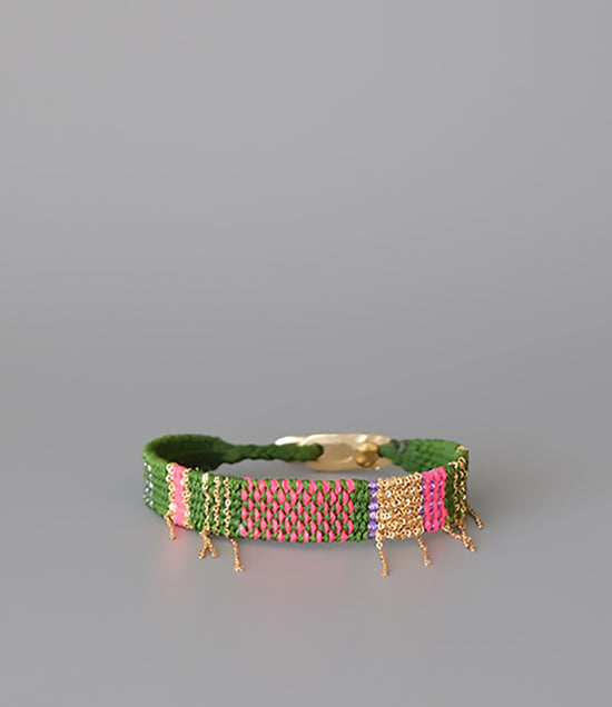 Load image into Gallery viewer, Loom woven bracelet #015
