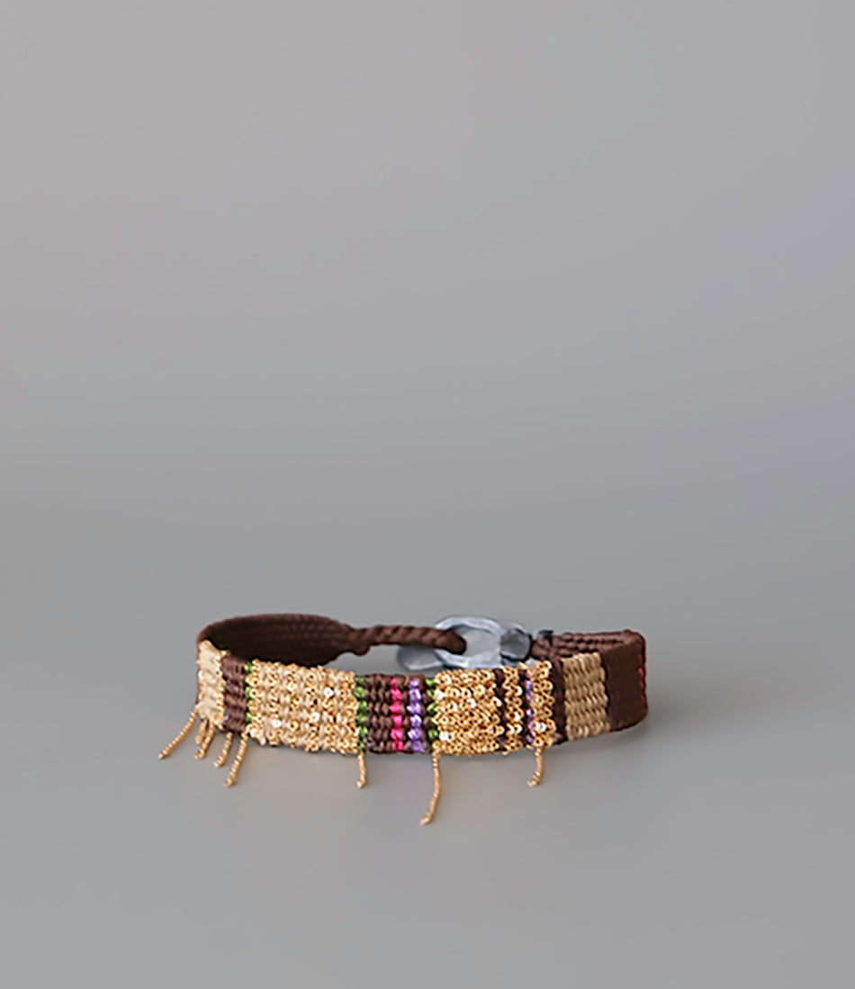 Loom woven bracelet #005