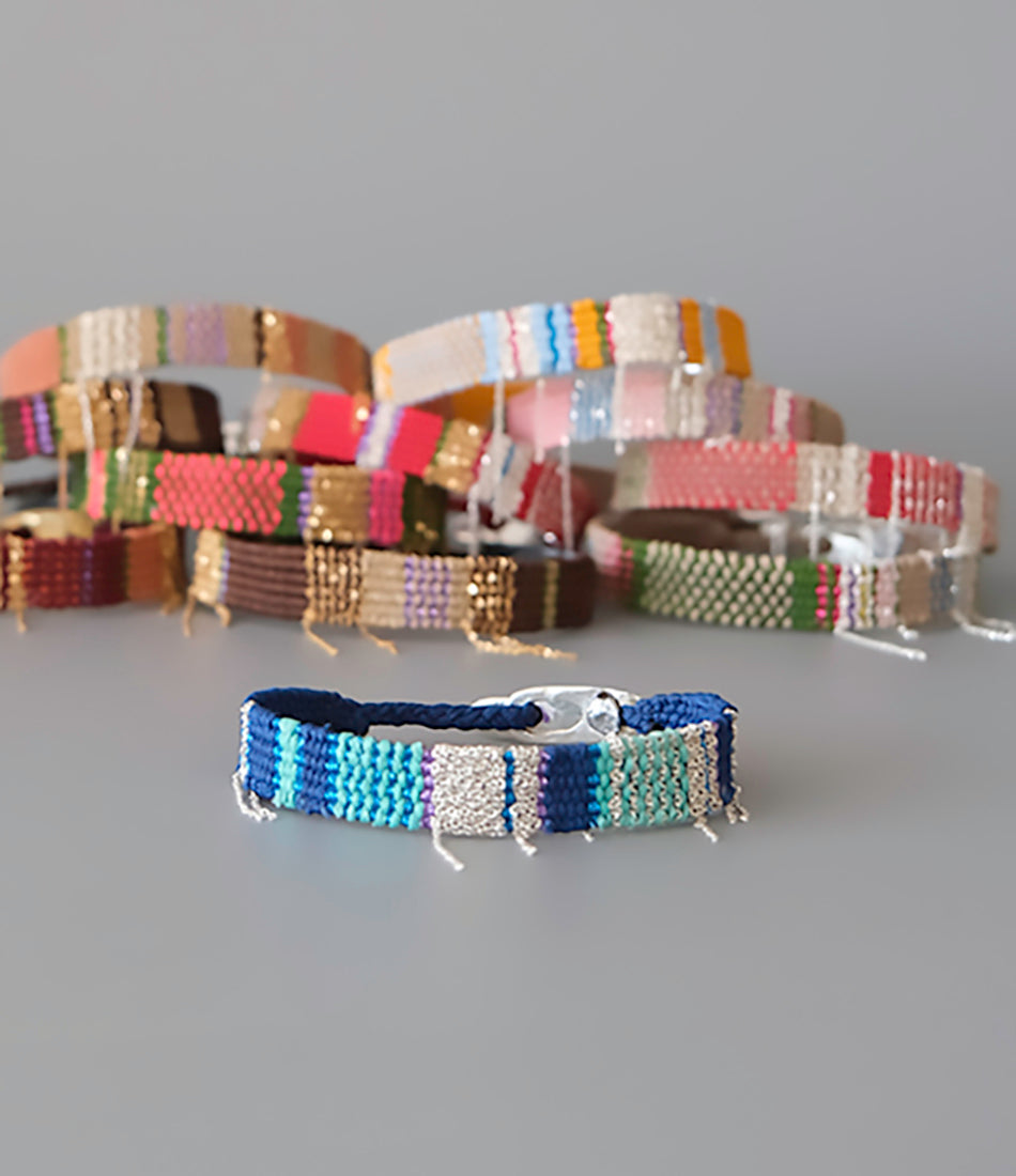 Load image into Gallery viewer, Loom woven bracelet #118
